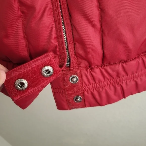 Tommy Hilfiger Quilted Down Red Women's Jacket Size Small - Picture 6 of 14